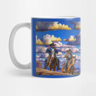 Cowboys Ride Arizona Art Mug